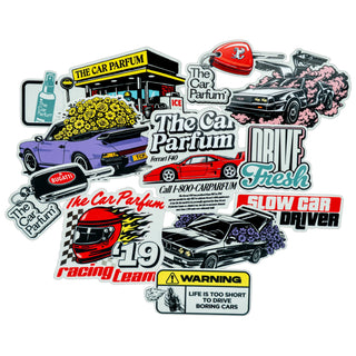 The Car Parfum Stickerset – Drive Fresh Edition